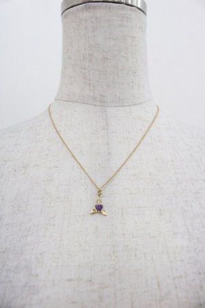 画像: RoseMarie seoir / エンジェルハートネックレス  ラベンダー I-25-11-24-093-LO-AC-SA-ZI