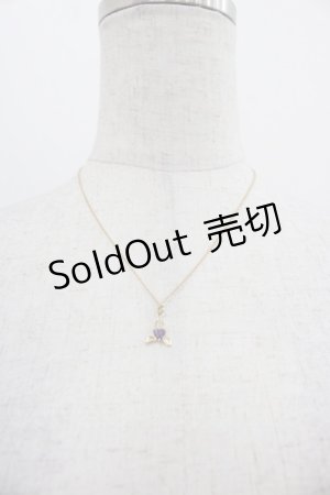 画像: RoseMarie seoir / エンジェルハートネックレス  ラベンダー I-25-11-24-093-LO-AC-SA-ZI