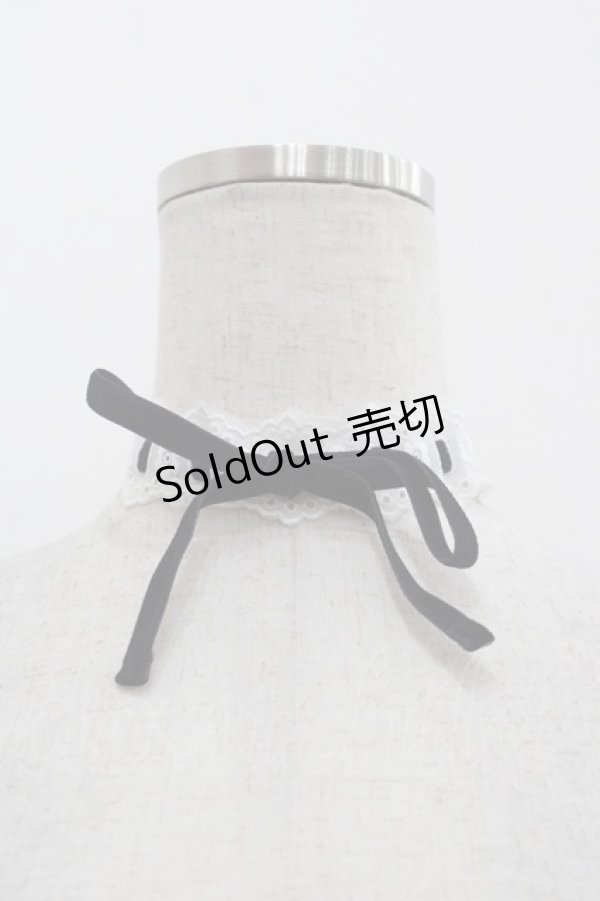 画像1: MILK / Lace decoチョーカー  白Ｘ黒 I-25-11-24-094-ML-AC-SA-ZI (1)