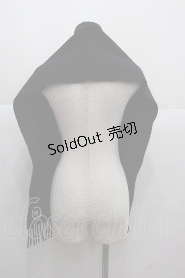 画像2: MILK / マフラー  ブラック I-25-11-24-097-ML-ZA-SA-ZI (2)