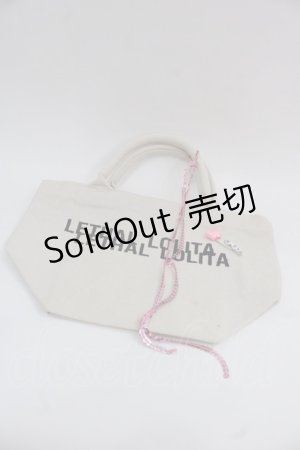 画像: Katie / LETHAL LOLITAミニトートバッグ  アイボリー I-25-11-24-101-LO-BG-SA-ZI