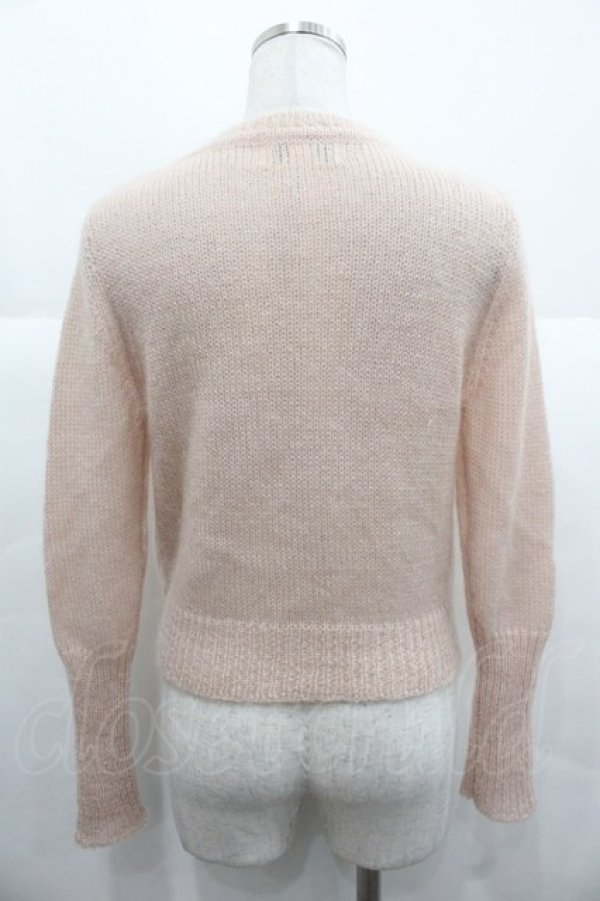画像2: Katie / FLUFFY v neck short cardigan  ライトピンク I-25-11-24-010-LO-TO-SA-ZI (2)