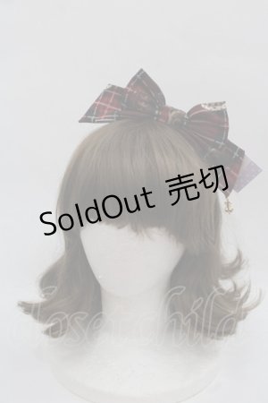 画像: Angelic Pretty / British Bearカチューシャ  赤 I-25-11-24-103-AP-AC-SA-ZI