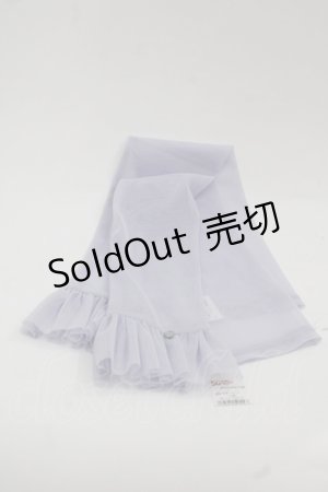 画像: MILK / チュールアームカバー  ラベンダー I-25-11-24-118-ML-ZA-SA-ZT639