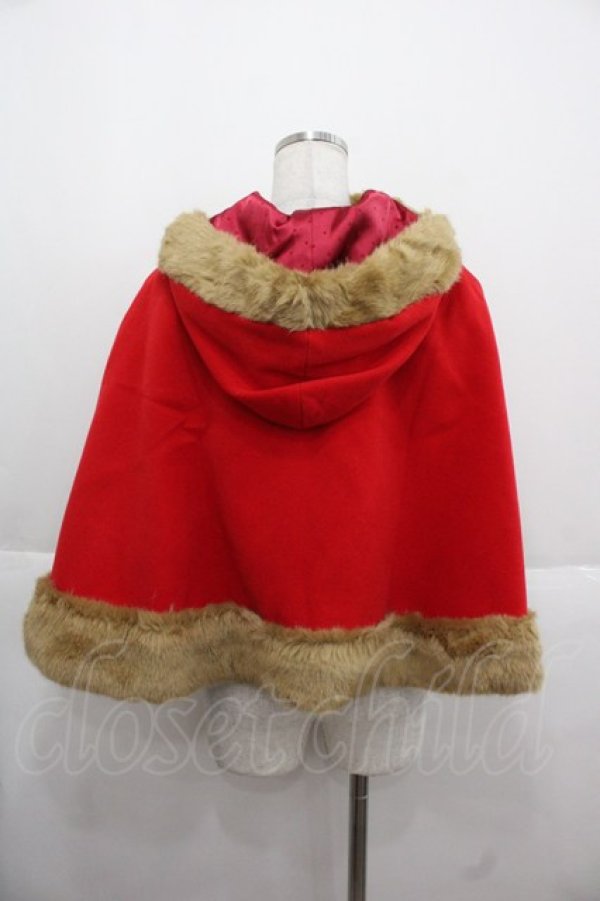 BABY,THE STARS SHINE BRIGHT / 赤ずきんちゃんケープ 赤Xブラウン I