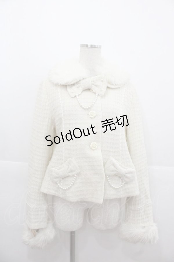 Angelic Pretty / ドラマチックGirlコート（ラメワッフル） アイボリー