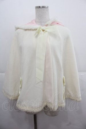 画像: Angelic Pretty / Fairy Bearケープ  白 I-25-11-24-035-AP-JA-SA-ZI