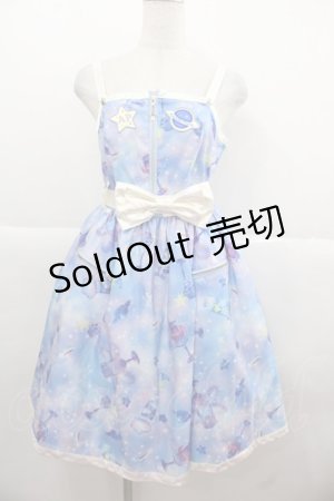 画像: Angelic Pretty / Galaxy Cocktailジャンパースカート  サックス I-25-11-24-043-AP-OP-SA-ZI