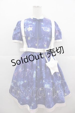 画像: Angelic Pretty / Galaxy Cocktailワンピース  ネイビー I-25-11-24-046-AP-OP-SA-ZI