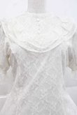 画像3: F i.n.t / ヨークフリル総レースワンピース  白 I-25-11-27-033-CA-OP-SA-ZI (3)