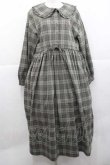画像1: merry jenny / チェックワンピース  グリーン I-25-11-27-036-LO-OP-SA-ZI (1)