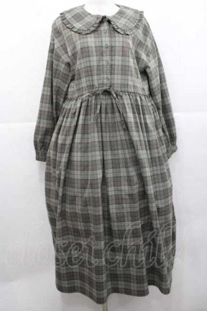 画像: merry jenny / チェックワンピース  グリーン I-25-11-27-036-LO-OP-SA-ZI