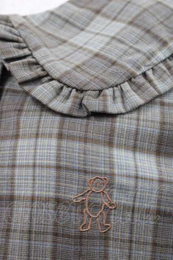 画像3: merry jenny / チェックワンピース  グリーン I-25-11-27-036-LO-OP-SA-ZI (3)