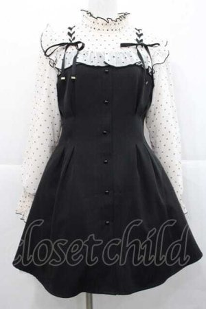 画像: Rojita / ハートドットレースアップワンピース  アイボリーＸ黒 I-25-11-27-037-LO-OP-SA-ZI