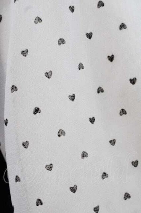 画像4: Rojita / ハートドットレースアップワンピース  アイボリーＸ黒 I-25-11-27-037-LO-OP-SA-ZI (4)