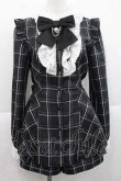 画像1: Secret Honey / チェックブラウス&ショートパンツセットアップ  黒チェックＸ白 I-25-11-27-040-CA-OP-SA-ZI (1)