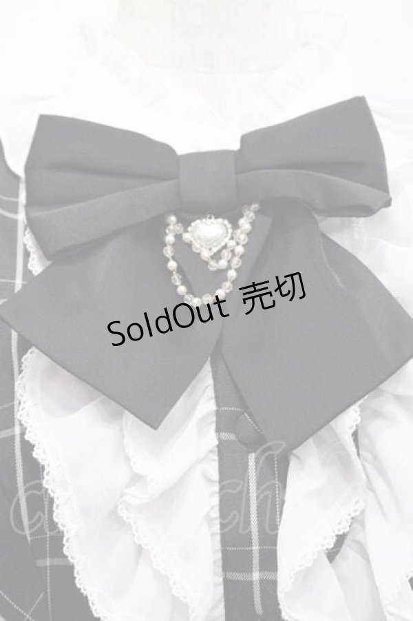 画像3: Secret Honey / チェックブラウス&ショートパンツセットアップ  黒チェックＸ白 I-25-11-27-040-CA-OP-SA-ZI (3)