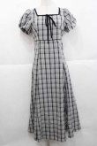 画像1: An MILLE / チェックマーメイドワンピース  ブラック I-25-11-27-041-EL-OP-SA-ZI (1)