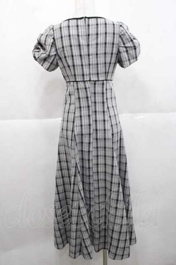 画像2: An MILLE / チェックマーメイドワンピース  ブラック I-25-11-27-041-EL-OP-SA-ZI (2)