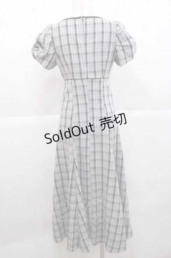 画像2: An MILLE / チェックマーメイドワンピース  ブラック I-25-11-27-041-EL-OP-SA-ZI (2)