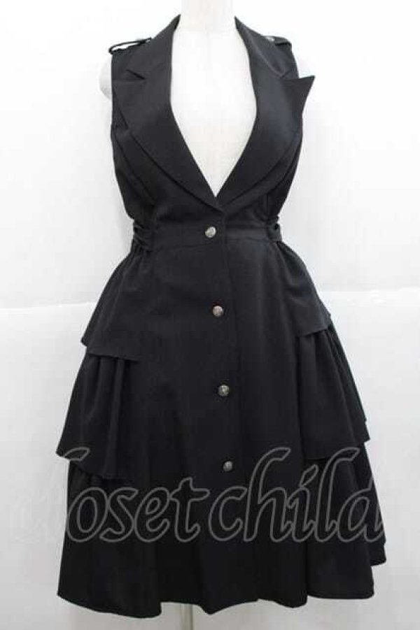 画像1: MIHO MATSUDA / ジャンパースカート・シェング  黒 I-25-11-27-042-GO-OP-SA-ZI (1)