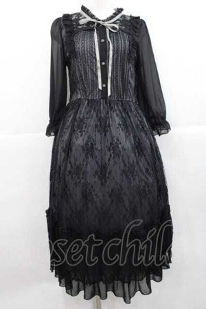 画像: axes femme / 総レースワンピース M ブラック I-25-11-27-043-AX-OP-SA-ZI