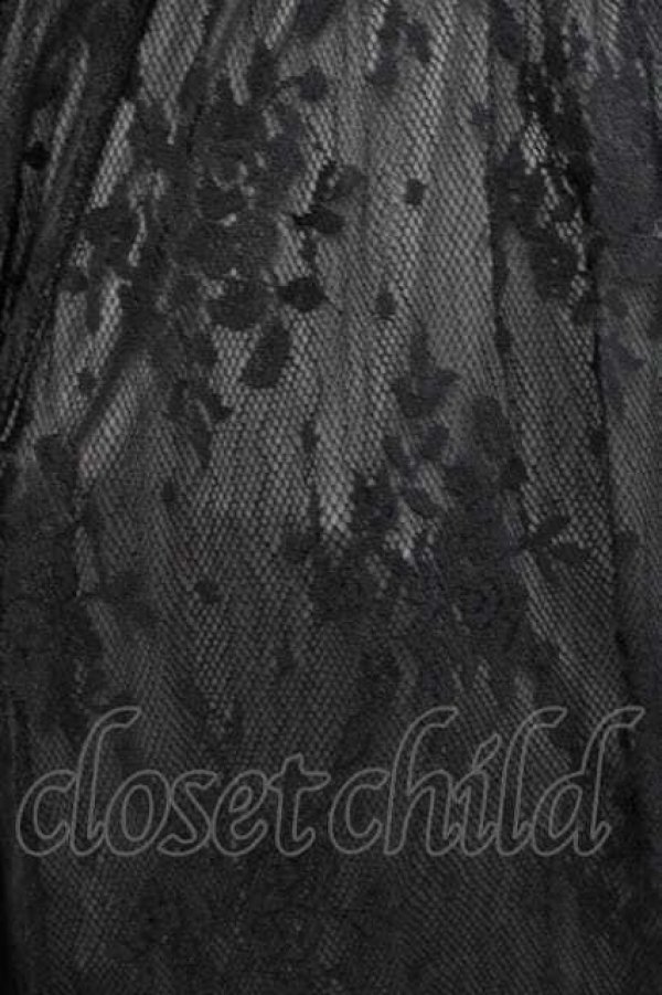 画像4: axes femme / 総レースワンピース M ブラック I-25-11-27-043-AX-OP-SA-ZI (4)