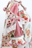 画像4: PINK HOUSE / チェリープリントパッチワーク風ワンピース  白Ｘ赤 I-25-11-27-046-LO-OP-SA-ZI (4)
