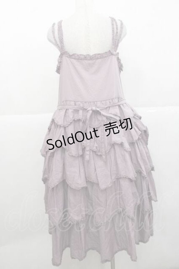 画像2: PINK HOUSE / パンジーレース使いローンキャミソールワンピース  ラベンダー I-25-11-27-048-LO-OP-SA-ZI (2)