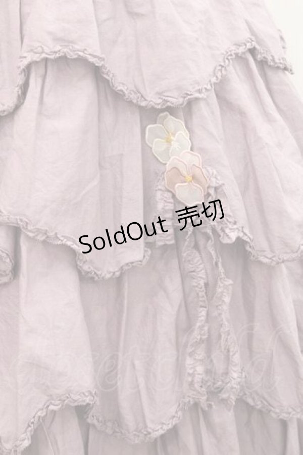 画像4: PINK HOUSE / パンジーレース使いローンキャミソールワンピース  ラベンダー I-25-11-27-048-LO-OP-SA-ZI (4)