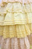 画像4: PINK HOUSE / 配色フリル使いキャミソールワンピース  イエロー I-25-11-27-050-LO-CO-SA-ZI (4)