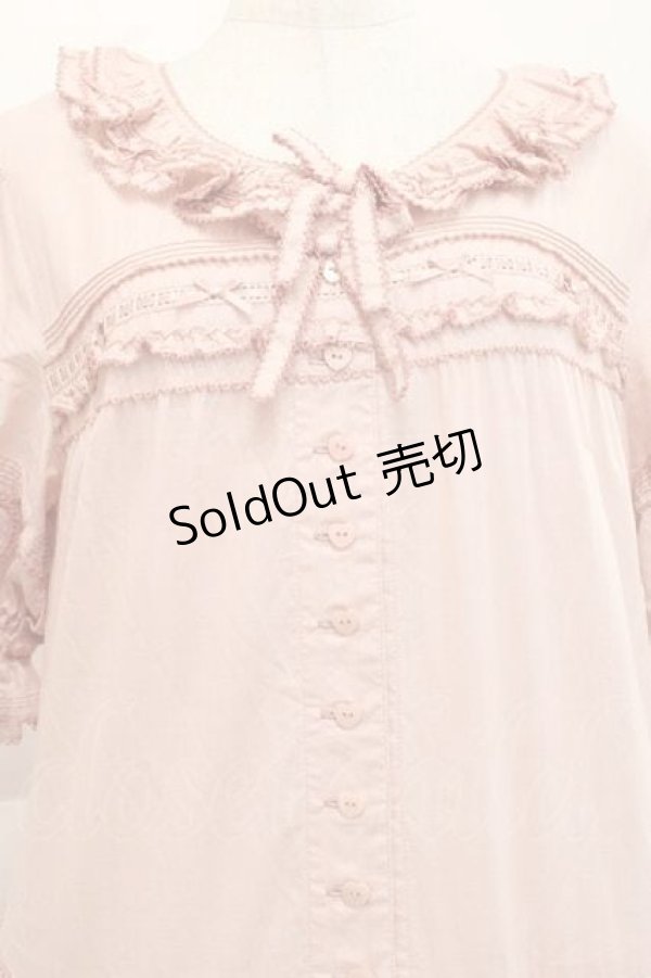 画像3: PINK HOUSE / 関西限定ハートパッチワークワンピース  ピンク I-25-11-27-054-LO-OP-SA-ZI (3)