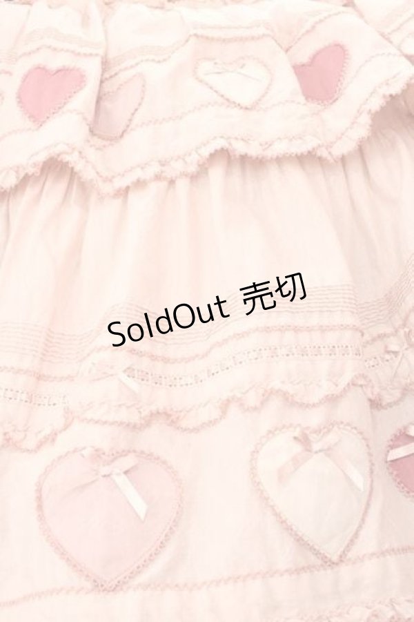 画像5: PINK HOUSE / 関西限定ハートパッチワークワンピース  ピンク I-25-11-27-054-LO-OP-SA-ZI (5)
