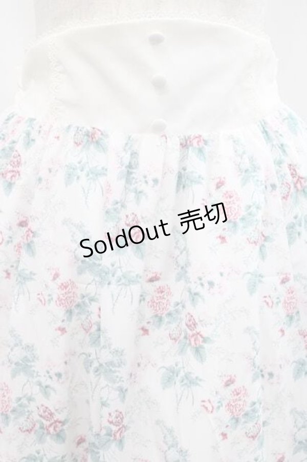 画像3: Kurumi Collaboration / グレイスフルコルセット風ロングスカート M 白 I-25-11-27-055-LO-SK-SA-ZI (3)