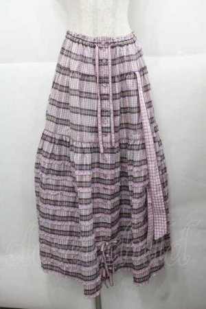 画像: PINK HOUSE / オリジナルチェックＸギンガムチェックスカート  ピンクチェック I-25-11-27-072-LO-SK-SA-ZI