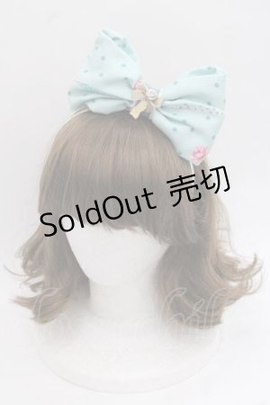 画像: Emily Temple cute / ローズブーケリボンカチューシャ  ミントドット I-25-11-27-080-ET-AC-SA-ZI