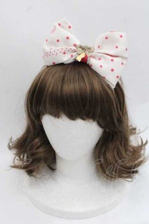 画像: Emily Temple cute / ローズブーケリボンカチューシャ  ピンクドット I-25-11-27-081-ET-AC-SA-ZI