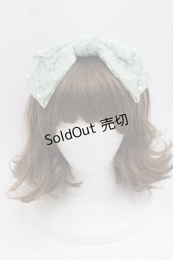 画像2: Angelic Pretty / Holy Lacy Dollカチューシャ  ミント I-25-11-27-082-AP-AC-SA-ZI (2)