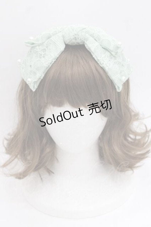 画像2: Angelic Pretty / Holy Lacy Dollカチューシャ  ミント I-25-11-27-083-AP-AC-SA-ZI (2)