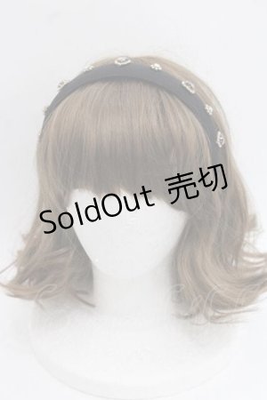 画像: LOLITAその他(お買取対象外) / ビジューカチューシャ  黒 I-25-11-27-086-LO-AC-SA-ZI