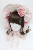 画像1: BABY,THE STARS SHINE BRIGHT / Garden Flowerボンネット  ピンク I-25-11-27-088-BA-AC-SA-ZI (1)
