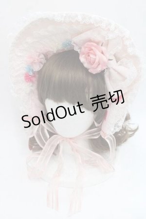 画像: BABY,THE STARS SHINE BRIGHT / Garden Flowerボンネット  ピンク I-25-11-27-088-BA-AC-SA-ZI