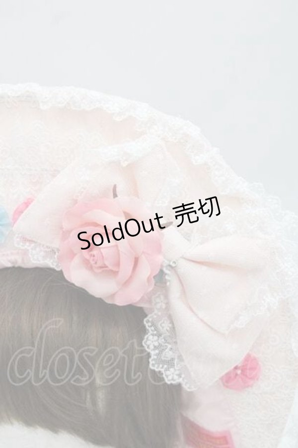画像7: BABY,THE STARS SHINE BRIGHT / Garden Flowerボンネット  ピンク I-25-11-27-088-BA-AC-SA-ZI (7)