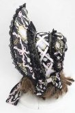 画像3: Angelic Pretty / Romantic Jewelryボンネット  黒 I-25-11-27-089-AP-AC-SA-ZI (3)