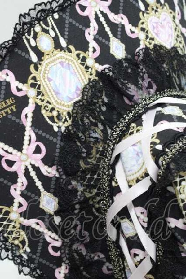 画像5: Angelic Pretty / Romantic Jewelryボンネット  黒 I-25-11-27-089-AP-AC-SA-ZI (5)