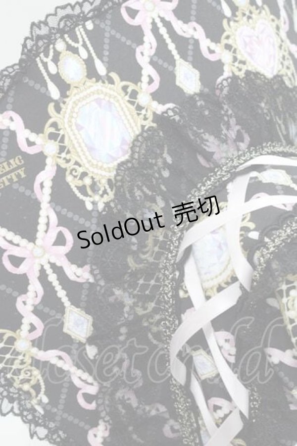 画像5: Angelic Pretty / Romantic Jewelryボンネット  黒 I-25-11-27-089-AP-AC-SA-ZI (5)