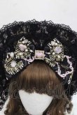 画像6: Angelic Pretty / Romantic Jewelryボンネット  黒 I-25-11-27-089-AP-AC-SA-ZI (6)