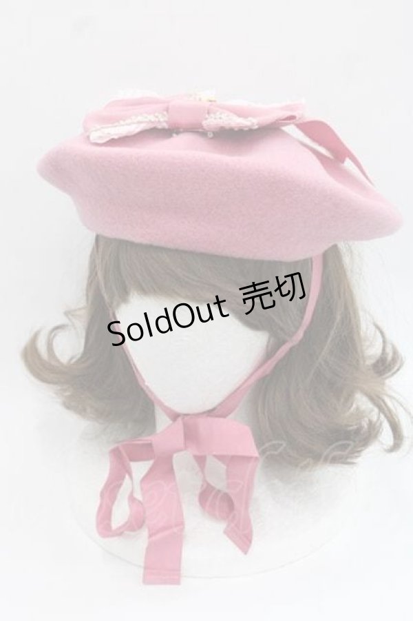 画像1: BABY,THE STARS SHINE BRIGHT / アメリアリボンベレー  濃ピンク I-25-11-27-092-BA-AC-SA-ZI (1)