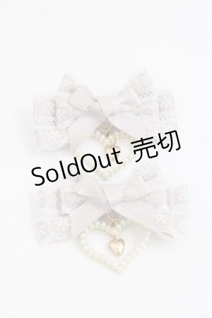 画像: LIZ LISA / リボンハートクリップセット  ピンクＸ白 I-25-11-27-095-LO-AC-SA-ZI