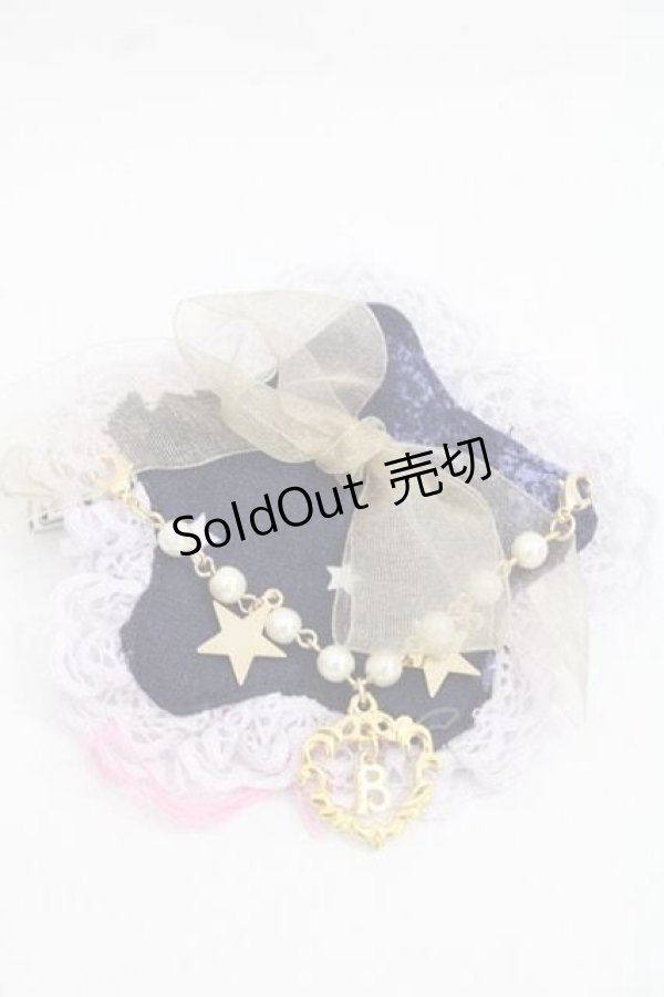 画像1: BABY,THE STARS SHINE BRIGHT / 星屑Fantasia 双子の星ネコちゃんのホロスコープ 柄星クリップ  ネイビー I-25-11-27-096-BA-AC-SA-ZI (1)